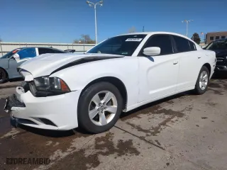 2014 Dodge Charger SE with VIN 2C3CDXBGXEH326447, listed as a Copart auction lot 50826525 with 142,747 mi miles and Salvage Title. Bid and sale history available at carsss.com. Image 1.