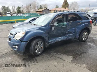 2012 Chevrolet Equinox LTZ with VIN 2GNFLGEK7C6132423, listed as a Copart auction lot 52082815 with 157,398 mi miles and Salvage Title. Bid and sale history available at carsss.com. Image 1.