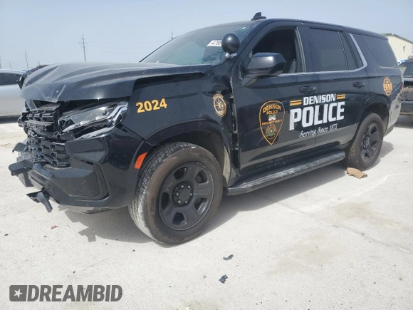 2021 Chevrolet Tahoe Commercial z VIN 1GNSCLED8MR274617, wystawiony jako Copart lot #47951515 z przebiegiem 56 451 mil mil oraz Szkoda całkowita • Salvage title. Historia ofert i sprzedaży dostępna na DreamBid. Obrazek 1.