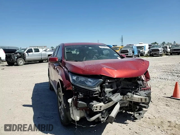2017 Honda CR-V EX with VIN 2HKRW1H52HH519996, listed as a Copart auction lot 49722355 with 120,032 mi miles and Salvage Title. Bid and sale history available at carsss.com. Image 10.