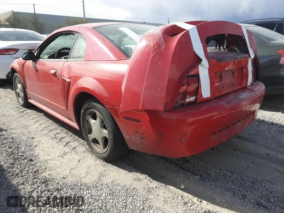2002 Ford Mustang Standard with VIN 1FAFP40462F162298, listed as a Copart auction lot 49932615 with 0 mi miles and Salvage Title. Bid and sale history available at carsss.com. Image 2.