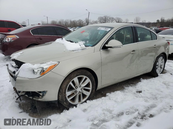 2016 Buick Regal Premium II with VIN 2G4GS5GX0G9105187, listed as a Copart auction lot 45717865 with 95,626 mi miles and Salvage Title. Bid and sale history available at carsss.com. Image 1.