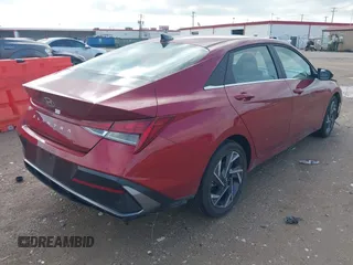 2025 Hyundai Elantra SEL Convenience with VIN KMHLS4DG0SU880288, listed as a IAAI auction lot 42192034 with 13,502 mi miles and . Bid and sale history available at DreamBid. Image 4.