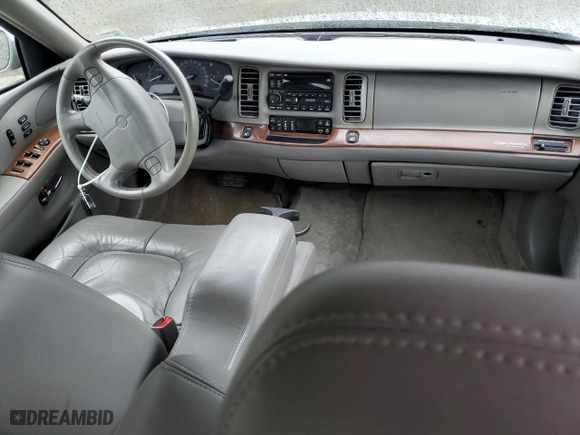 2001 Buick Park Avenue with VIN 1G4CW54K814172366, listed as a Copart auction lot 43147505 with 0 miles and Salvage Title. Bid and sale history available at carsss.com. Image 8.