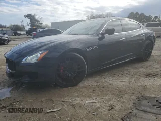 2014 Maserati Quattroporte GTS z VIN ZAM56PPA1E1072964, wystawiony jako Copart lot #48786035 z przebiegiem 78 927 mil mil oraz Szkoda całkowita • Salvage title. Historia ofert i sprzedaży dostępna na DreamBid. Obrazek 1.