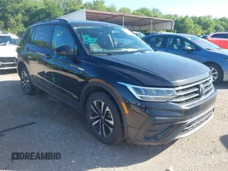 2023 Volkswagen Tiguan S with VIN 3VVRB7AX0PM120136, listed as a IAAI auction lot 42068030 with 46,220 mi miles and . Bid and sale history available at DreamBid. Image 1.