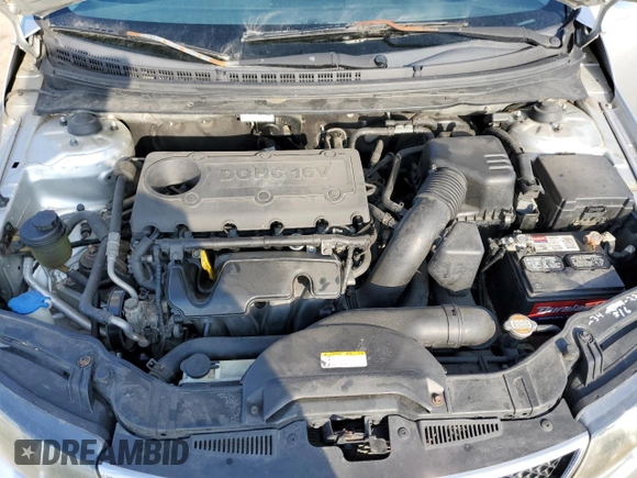 2012 Kia Forte EX with VIN KNAFU4A24C5607156, listed as a Copart auction lot 47144835 with 126,003 mi miles and Salvage Title. Bid and sale history available at carsss.com. Image 12.