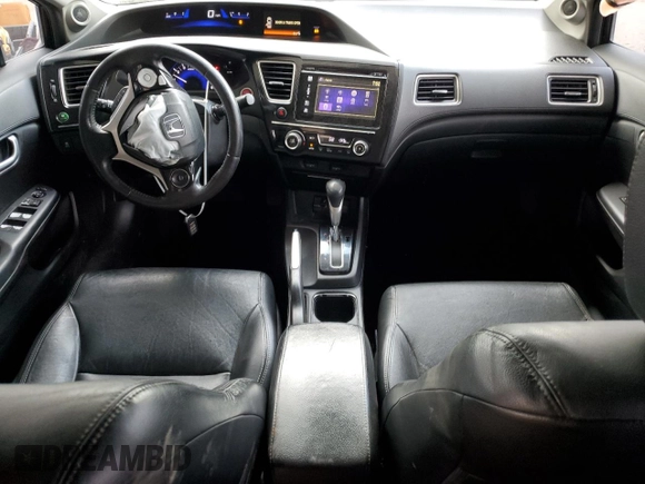 2014 Honda Civic EX-L with VIN 19XFB2F9XEE225725, listed as a Copart auction lot 52593905 with 140,534 mi miles and Salvage Title. Bid and sale history available at DreamBid. Image 8.