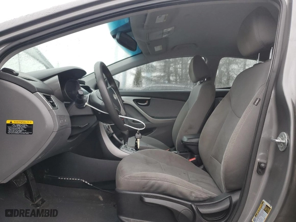 2013 Hyundai Elantra GLS with VIN 5NPDH4AE9DH161404, listed as a Copart auction lot 44457685 with 114,889 mi miles and Salvage Title. Bid and sale history available at carsss.com. Image 7.