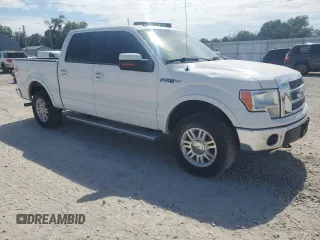 2011 Ford F-150 XL with VIN 1FTFW1EFXBFD38954, listed as a Copart auction lot 62573345 with 218,630 mi miles and Salvage title. Bid and sale history available at DreamBid. Image 4.
