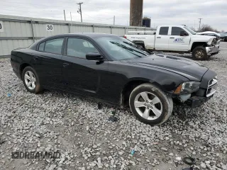 2014 Dodge Charger SE with VIN 2C3CDXBG8EH342498, listed as a Copart auction lot 45766345 with 183,964 mi miles and Salvage Title. Bid and sale history available at carsss.com. Image 4.