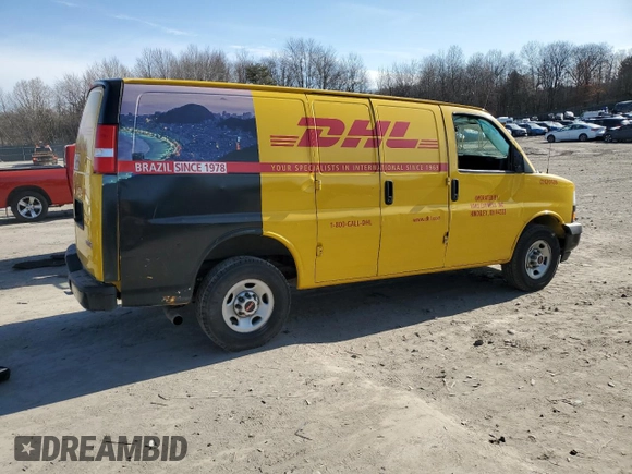2020 GMC Savana Cargo z VIN 1GTW7AFG6L1252138, wystawiony jako Copart lot #48175425 z przebiegiem 174 950 mil mil oraz Szkoda całkowita • Salvage title. Historia ofert i sprzedaży dostępna na DreamBid. Obrazek 3.