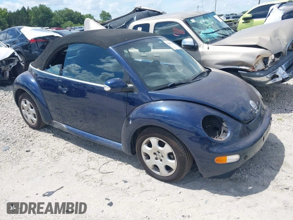 2003 Volkswagen Beetle GLS with VIN 3VWCK21Y13M303732, listed as a IAAI auction lot 42509742 with 144,545 mi miles and . Bid and sale history available at DreamBid. Image 1.