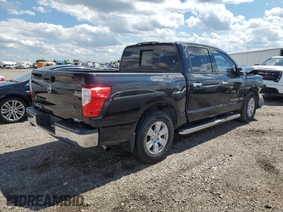 2019 Nissan Titan S with VIN 1N6AA1EK3KN528085, listed as a Copart auction lot 56395595 with 53,794 mi miles and Salvage title. Bid and sale history available at DreamBid. Image 3.