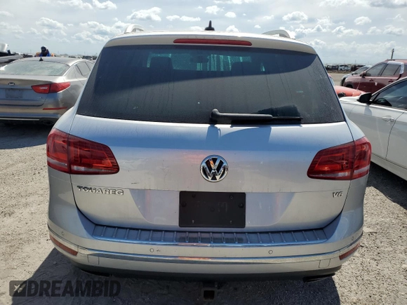 2017 Volkswagen Touareg Sport with VIN WVGEF7BP4HD003359, listed as a Copart auction lot 74714594 with Not Provided miles and Salvage Title. Bid and sale history available at DreamBid. Image 6.