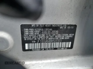 2011 Subaru Impreza 2.5i z VIN JF1GE6A64BH501313, wystawiony jako Copart lot #57645245 z przebiegiem 136 173 mil mil oraz Czysty tytuł • Clean title. Historia ofert i sprzedaży dostępna na DreamBid. Obrazek 12.