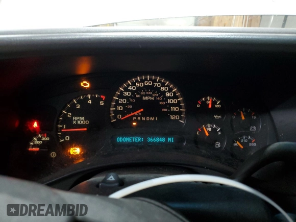 2006 GMC Sierra 3500 DRW SL with VIN 1GTHK33206F119832, listed as a Copart auction lot 54531215 with 366,848 mi miles and Clean Title. Bid and sale history available at DreamBid. Image 9.