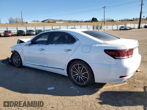 2013 Lexus LS 460 z VIN JTHCL5EFXD5017295, wystawiony jako Copart lot #88172535 z przebiegiem 118 639 mil mil oraz Szkoda całkowita • Salvage title. Historia ofert i sprzedaży dostępna na DreamBid. Obrazek 2.