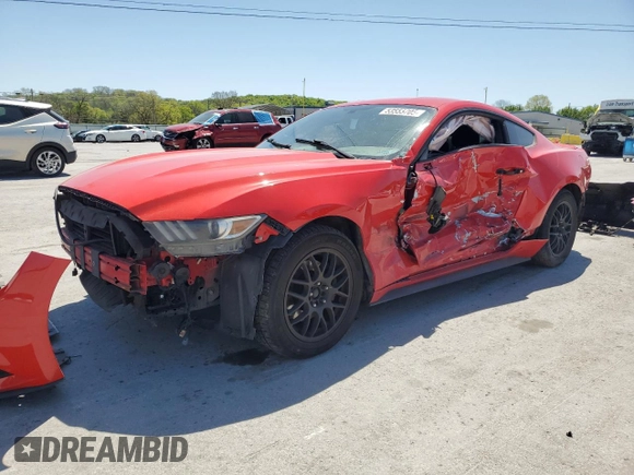 2015 Ford Mustang EcoBoost z VIN 1FA6P8TH8F5417793, wystawiony jako Copart lot #53555705 z przebiegiem 165 762 mil mil oraz Tytuł czysty. Historia ofert i sprzedaży dostępna na DreamBid. Obrazek 1.