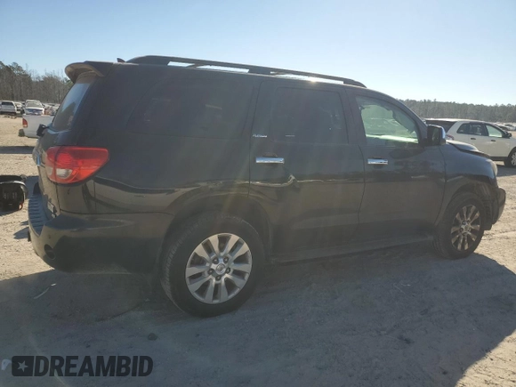 2016 Toyota Sequoia Platinum with VIN 5TDDW5G10GS135028, listed as a Copart auction lot 88005725 with 242,760 mi miles and Salvage Title. Bid and sale history available at carsss.com. Image 3.