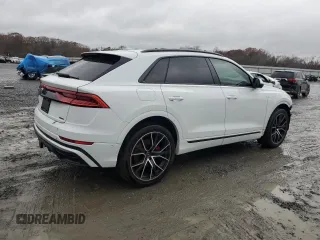 2021 Audi Q8 Prestige with VIN WA1FVAF16MD032462, listed as a Copart auction lot 81675224 with 38,472 mi miles and Salvage title. Bid and sale history available at DreamBid. Image 3.