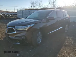 2020 Acura RDX w/Advance Pkg with VIN 5J8TC2H7XLL029415, listed as a Copart auction lot 87935035 with 23,944 mi miles and Salvage Title. Bid and sale history available at carsss.com. Image 1.