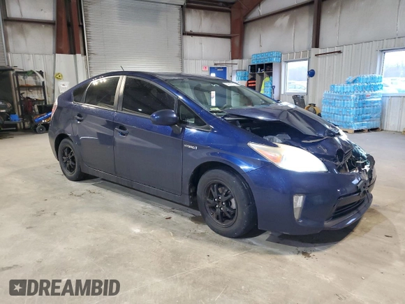 2012 Toyota Prius One with VIN JTDKN3DU5C1568395, listed as a Copart auction lot 53513075 with 217,841 mi miles and Clean Title. Bid and sale history available at DreamBid. Image 4.