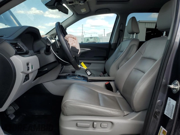2020 Honda Ridgeline RTL with VIN 5FPYK3F5XLB017323, listed as a Copart auction lot 58368395 with 117,058 mi miles and Salvage title. Bid and sale history available at DreamBid. Image 7.