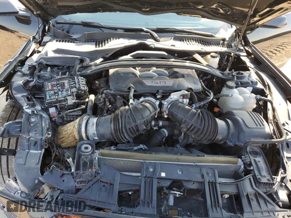 2024 Ford Mustang Dark Horse with VIN 1FA6P8R0XR5501426, listed as a Copart auction lot 47473925 with 5,124 mi miles and Salvage Title. Bid and sale history available at carsss.com. Image 11.