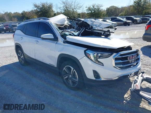 2020 GMC Terrain SLT z VIN 3GKALPEV8LL244239, wystawiony jako IAAI lot #41724076 z przebiegiem Nie podano mil oraz . Historia ofert i sprzedaży dostępna na DreamBid. Obrazek 1.