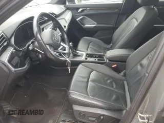 2021 Audi Q3 Premium with VIN WA1AUCF33M1100504, listed as a Copart auction lot 51975165 with 74,054 mi miles and Salvage Title. Bid and sale history available at carsss.com. Image 7.