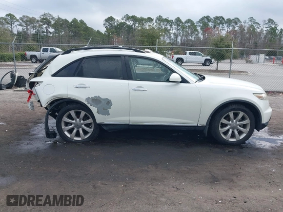2006 Infiniti FX with VIN JNRAS08U76X103986, listed as a IAAI auction lot 41568439 with 232,135 mi miles. Bid and sale history available at carsss.com. Image 13.