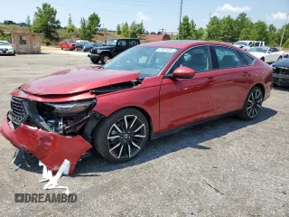 2024 Honda Accord Touring with VIN 1HGCY2F83RA051497, listed as a Copart auction lot 63461925 with 14,438 mi miles and Salvage title. Bid and sale history available at DreamBid. Image 1.