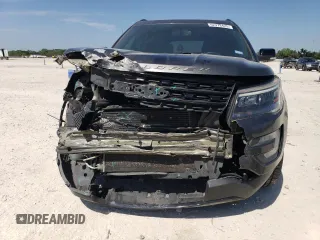 2017 Ford Explorer Sport with VIN 1FM5K8GT5HGE28563, listed as a Copart auction lot 52978425 with 67,200 mi miles and Salvage Title. Bid and sale history available at carsss.com. Image 5.