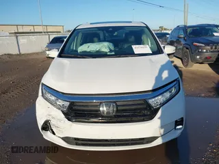 2022 Honda Odyssey Touring with VIN 5FNRL6H85NB058948, listed as a IAAI auction lot 42579157 with 53,669 mi miles and . Bid and sale history available at DreamBid. Image 12.