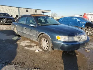 2001 Lincoln Continental with VIN 1LNHM97V81Y730413, listed as a Copart auction lot 46243515 with 213,283 mi miles and Clean Title. Bid and sale history available at carsss.com. Image 4.