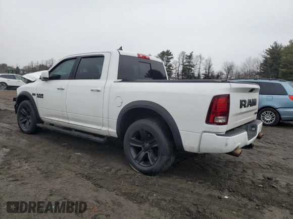 2018 Ram 1500 Night with VIN 1C6RR7MT6JS121901, listed as a Copart auction lot 43044215 with 162,927 mi miles and Salvage Title. Bid and sale history available at carsss.com. Image 2.