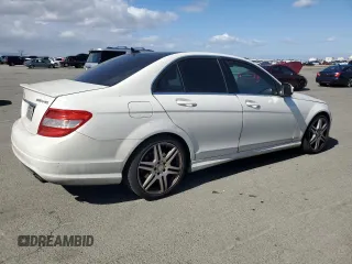 2009 Mercedes-Benz C 350 Sport with VIN WDDGF56X59F298740, listed as a Copart auction lot 56873315 with 153,831 mi miles and Salvage title. Bid and sale history available at DreamBid. Image 3.