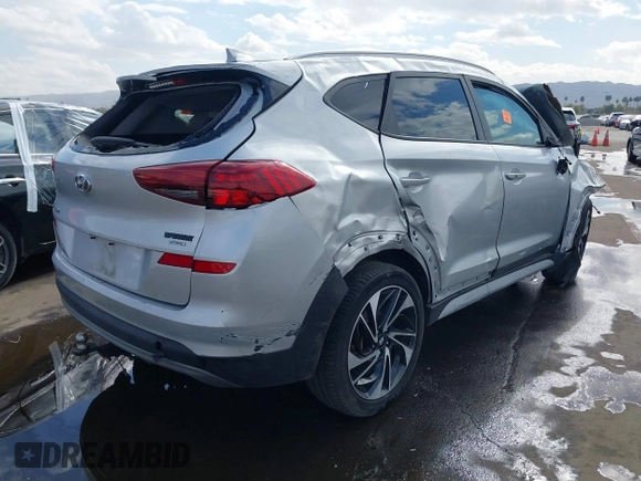 2019 Hyundai Tucson Limited с VIN KM8J3CAL7KU839382, выставлен на аукционе IAAI как лот 41441619 с пробегом 107 380 миль миль и . История ставок и продаж доступна на DreamBid. Изображение 4.