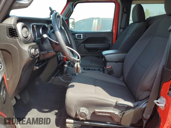 2023 Jeep Wrangler Willys z VIN 1C4HJXAG4PW512615, wystawiony jako Copart lot #56068085 z przebiegiem 21 624 mil mil oraz Szkoda całkowita • Salvage title. Historia ofert i sprzedaży dostępna na DreamBid. Obrazek 7.