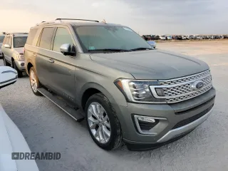 2019 Ford Expedition Platinum with VIN 1FMJU1LT7KEA71668, listed as a Copart auction lot 74433484 with 0 mi miles and Salvage Title. Bid and sale history available at carsss.com. Image 4.