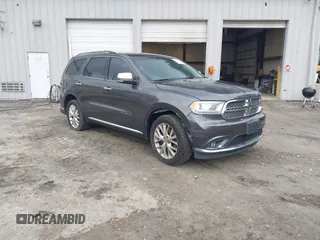 2014 Dodge Durango Citadel with VIN 1C4RDJEG1EC530474, listed as a IAAI auction lot 41961801 with 165,625 mi miles and . Bid and sale history available at DreamBid. Image 1.