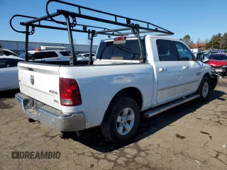2018 Ram 1500 SLT with VIN 1C6RR7LG3JS272828, listed as a Copart auction lot 46913545 with 161,878 mi miles and Salvage Title. Bid and sale history available at carsss.com. Image 3.
