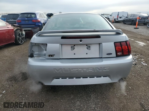 2000 Ford Mustang GT with VIN 1FAFP42X6YF295806, listed as a Copart auction lot 43957715 with 111,479 mi miles and Salvage Title. Bid and sale history available at carsss.com. Image 6.