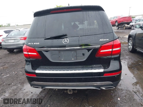2017 Mercedes-Benz GLS 450 with VIN 4JGDF6EE8HA972826, listed as a IAAI auction lot 42302141 with 112,535 mi miles and . Bid and sale history available at DreamBid. Image 16.