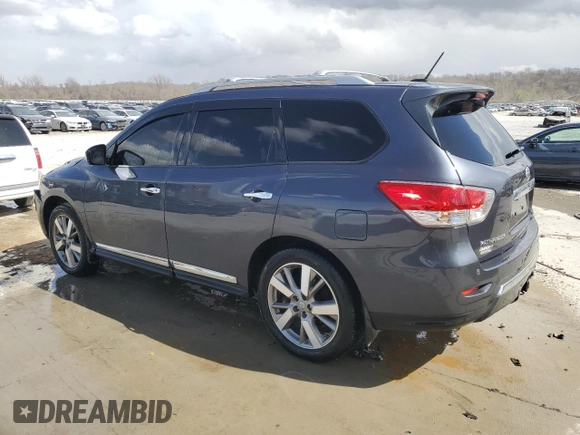2013 Nissan Pathfinder SL with VIN 5N1AR2MN7DC683777, listed as a Copart auction lot 49413415 with 177,793 mi miles and Salvage Title. Bid and sale history available at DreamBid. Image 2.