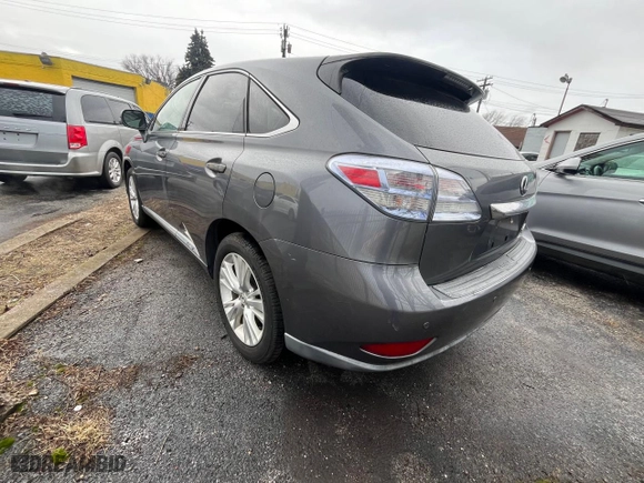 2012 Lexus RX 450h with VIN JTJZB1BA3C2406731, listed as a Copart auction lot 49782595 with NaN miles and Clean Title. Bid and sale history available at carsss.com. Image 3.