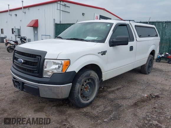 2013 Ford F-150 XL with VIN 1FTMF1CM6DKG27560, listed as a IAAI auction lot 42428890 with 118,354 mi miles and . Bid and sale history available at DreamBid. Image 2.