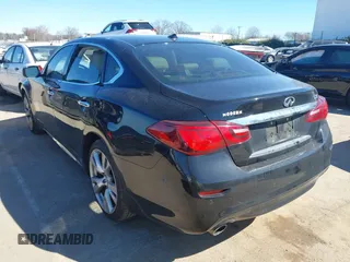 2017 Infiniti Q70 3.7 with VIN JN1BY1PP2HM170538, listed as a IAAI auction lot 41645612 with 143,649 mi miles and . Bid and sale history available at DreamBid. Image 3.