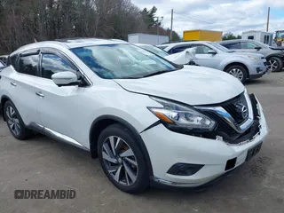 2015 Nissan Murano SV z VIN 5N1AZ2MH8FN229507, wystawiony jako IAAI lot #41956182 z przebiegiem 102 185 mil mil oraz . Historia ofert i sprzedaży dostępna na DreamBid. Obrazek 1.